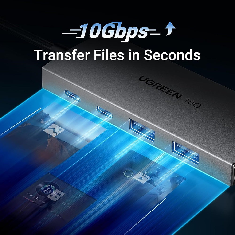 Ugreen USB-C Splitter to 2× USB 3.2+2×USB-C Adapter 10Gbps, CM480 Ugreen USB-C Splitter to 2× USB 3.2+2×USB-C Adapter 10Gbps, CM480